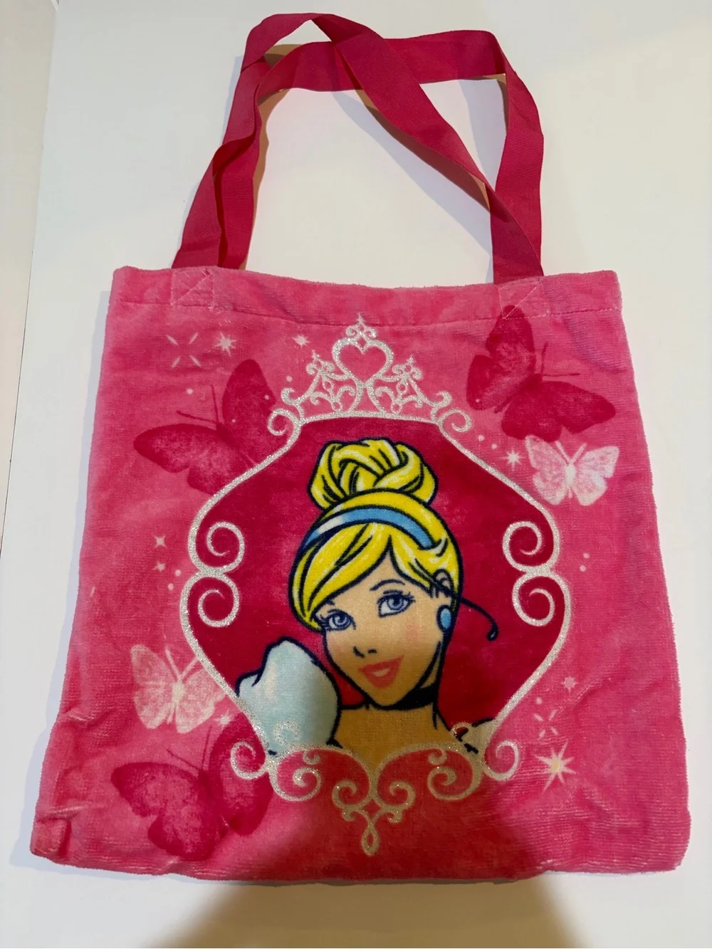 Disney Princess Beach Towel Cinderella Rapunzel Belle Tote Bag Jumping Beans Set